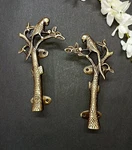 Lacquered Brass Cockatoo Bird Door Pull 8.0" Inch Parrot Home Handle RD070. Fixed Price $158.10.