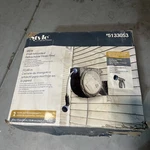 Style Collections 100 Ft Wall-mounted Plastic Retractable Hose Reel #5133053. Fixed Price $143.99.