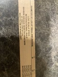 Vintage Log Scale Stick International Rule 25X1 Tree Forestry Measuring Tool 3A. Fixed Price $10.18.