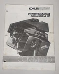 Genuine Kohler Command 6HP Gasoline Engine Owner's Manual Trac Vac. Fixed Price $19.95.
