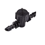 Raindrip 612010B Poly Or Vinyl Tubing Double-barbed In-line Valve 1/4 In.. Fixed Price $15.75.
