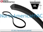 Industrial V-belt Fits Ayp # 105380X 124525X 104776 126520X 602420 1/2" 89". Fixed Price $12.84.