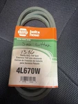4L670W Napa Gates Heavy Duty Fhp Belt 1/2" X 67" Garden. Fixed Price $21.99.