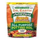 Dr. Earth Of Gold Organic Potting Soil 8 Qt. Fixed Price $21.95.