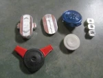 6 Air Cleaners From Misc. Amt Revell Mpc Model Car Kits. Fixed Price $12.00.