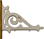 Arrow Replacement Decorative Hanging Sign, White, 17" Wide X 15" Tall 2" Deep. Fixed Price $54.99.
