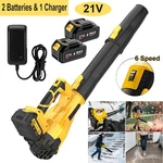 New Cordless Leaf Blower 650CFM/280MPH & Speed Levels Electric W/2 Batteries. Fixed Price $49.98.