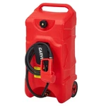 16 Gallon Portable Fuel Tank With Pump, 10FT Hose Gas Caddy For Lawn Mowers, Red. Fixed Price $163.99.