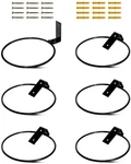 6 Inch Metal Wall Mounted Plant Holder - Pack Flower Pot Hanger Rings,. Fixed Price $20.53.