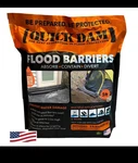 Flood Barrier Bags Quick Dam QD65-2 5' Water Control Pack Black. Fixed Price $32.99.