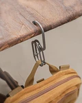 ST6 Titanium Purse Hook For Table, Carabiner Outdoor, Lightweight Ti.... Fixed Price $40.65.