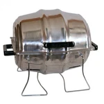 Keg-a-que Portable Charcoal Grill. Fixed Price $80.00.