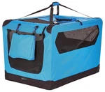 Amazon Basics Folding Portable Soft Pet Dog Crate Carrier Kennel - Blue. Fixed Price $58.09.