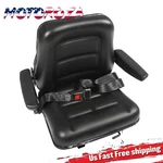 Adjustable Backrest Tractor Seat W/armrest Universal Forklift. Fixed Price $68.26.