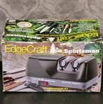 Edgecraft Sportsman 2-STAGE Professional 41MM Diamond Hone Knife Sharpener Nib. Fixed Price $44.99.