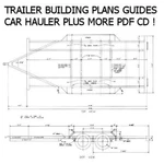 Trailer Building & Tow Dolly Plans Farm Horse Truck Car Hauler, *computer Cd*. Fixed Price $12.97.