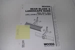 Woods RB60 RB72 RB84 LR72 LR106-2 Rear Blade & Landscape Rake Operator's Manual. Fixed Price $12.95.