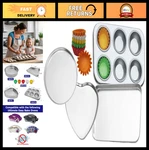 Deluxe Pan Set For Easy Bake Oven 60 Cupcake Liners Included Kids Cooking Ac. Fixed Price $28.79.