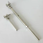 T316 Stainless Steel Swage Fork Turnbuckle Terminal Set - 1/4" Cable Railing. Fixed Price $19.00.