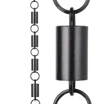 Channel Link Rain Chain 8.5FT Black Aluminum Gutter Feet Length,. Fixed Price $96.55.