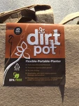 Hydrofarm Dirt Pot Tan W/handle 45 Gallon Hydroponic Flexible Portable Planter. Fixed Price $11.95.