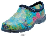 Principle Plastics Sloggers Womens Water Shoe Blue Print Size 8 Gardening. Fixed Price $33.99.