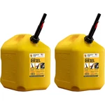 Midwest Can 8610 5 Gal Diesel Quick Flow Portable Fuel Container Pack Of 2. Fixed Price $47.99.