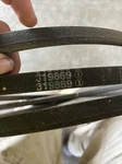 Murray/noma Nos 319869MA Belt For Older Tractors Pristows -johnstown. Fixed Price $30.00.