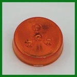 Upi 2-1/2" Round Clearance Side Marker Light 4 Led Amber Lens Grommet Mount. Fixed Price $9.95.