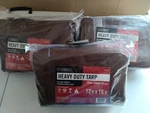 3 Packs Of Everbilt Heavy Duty Tarp 12' X 16', Brown/silver. Fixed Price $75.00.