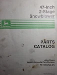 John Deere X700 X500 Garden Tractor W/ Quik-tatch 47 Snowblower Parts Catalog. Fixed Price $318.99.