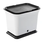 Full Circle Fresh Air Odor-free Kitchen Compost Bin, Black And White. Fixed Price $96.19.