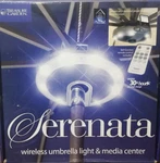 Treasure Garden Serenata Wireless Umbrella Led Light & Media/music Center Bronz. Fixed Price $89.00.