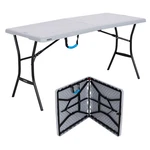 Lifetime 5-FOOT Fold-in-half Portable Indoor/outdoor Utility Gray. Fixed Price $45.65.