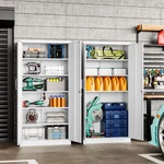 71"TALL Metal Garage Storage Cabinet With Lockable Doors 6-TIER Shelves For Home. Fixed Price $144.99.