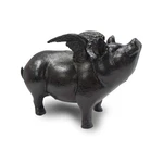 Nach Cast Iron Pig Statue Door Stopper & Paperweight 9X4X6 Inch JS-90. Fixed Price $84.20.