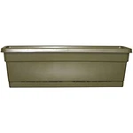 Southern Patio 24" Rolled Rim Window Box With Attached Tray, Olive Green. Fixed Price $30.31.