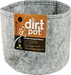 Hydrofarm Dirt Pot Flexible Portable Fabric Planter, Grey, No Handle 10PK. Fixed Price $29.99.