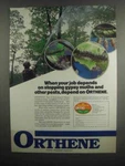 1984 Ortho Orthene Tree & Ornamental Spray Ad. Fixed Price $19.99.
