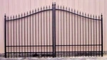 Sale! #1635 Inc Post Pkg Iron Steel Driveway 14' Wd Sd Home Yard Security. Fixed Price $1490.00.