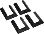 Deckorail 2X4 Black Brackets Set Of Connects Standard Post New. Fixed Price $12.99.