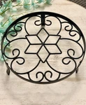 Vintage Style Wrought Iron Plant Stand Colonial Design Kitchen Garden. Fixed Price $25.20.