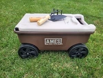 Ames 1123047100 Lawn Buddy Rolling Garden Cart With Hand Tools. Fixed Price $55.00.