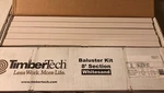 (box Of 20) Timbertech Whitesand Square Composite 27 Railing System Balusters. Fixed Price $49.95.