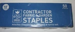 Easy Gardener Contractor Fabric And Staples 10" New Box Of 50. Fixed Price $16.99.