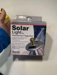 Annin Flagmakers Residential Pole Mini Solar Light, Silver. Fixed Price $15.00.