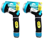 2 Pack Gilmour Heavy Duty Garden Water Hose Spray Nozzle 8-PATTERN Thumb Control. Fixed Price $25.99.