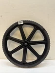 Genuine Rubbermaid M1564200 New Stronger 7 Spoke 20" Wheel With No-flat Tire. Fixed Price $69.99.