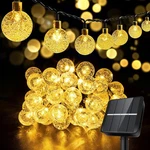 100-200 Led Crystal Globe Solar String Lights Outdoor Garden Yard Wedding Porch. Fixed Price $15.99.