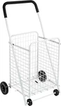 Honey-can-do CRT-01513 White Four Wheel Metal Folding Utility Cart,. Fixed Price $49.99.